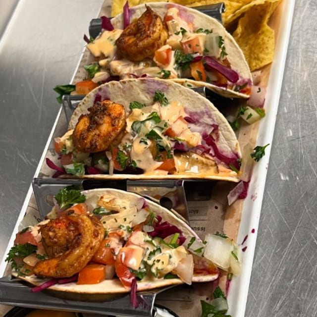 Shrimp Tacos.